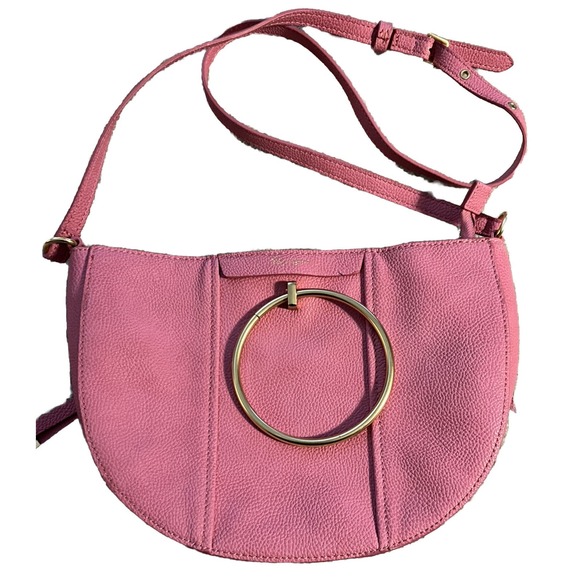Crescent Crossbody Purse - Rose Pink Foley And Corrina - Picture 1 of 4